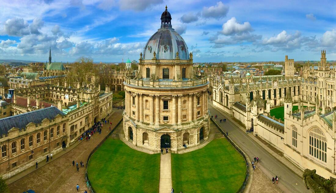 Oxford's Radcliffe Camera and surrounding buildings